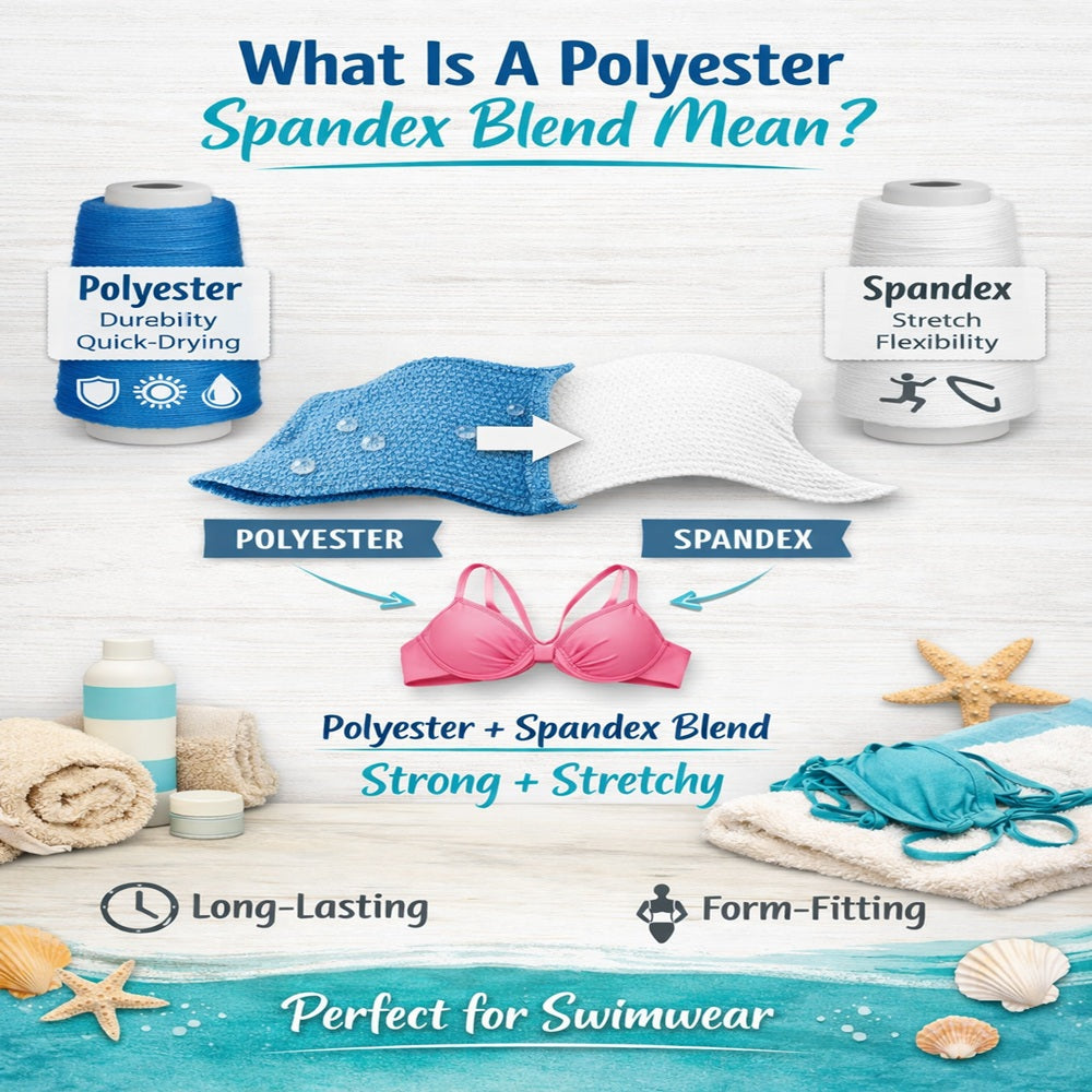 What Is A Polyester Spandex Blend In My Swimwear