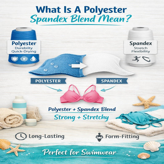 What Is A Polyester Spandex Blend In My Swimwear