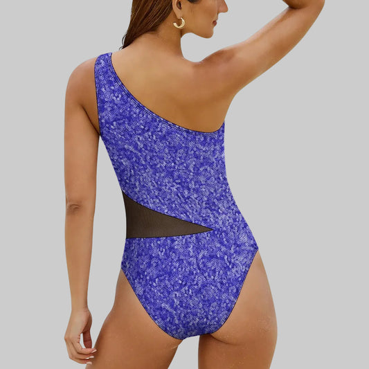 Midnight Mesh One-Piece Swimsuit