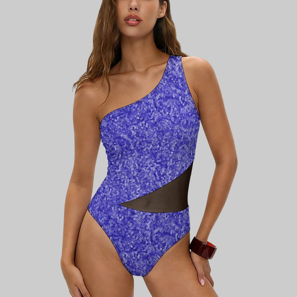 Midnight Mesh One-Piece Swimsuit